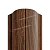 МеталлПрофиль Штакетник металлический ELLIPSE-O 19х126 (Ecosteel Матовый двухсторонний-Мореный Дуб-0,5 мм)