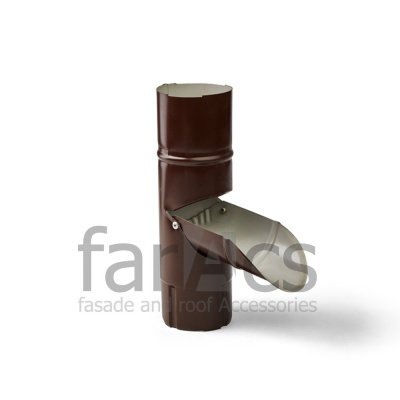FarAcs СТАЛЬ 125/90 Отвод для сбора воды (Полиэстер-RAL 8017)