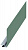 МеталлПрофиль Планка карнизного свеса сложная 250х50 L=2м (PURMAN-20-Tourmalin-0,5 мм)