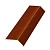 МеталлПрофиль Планка карнизная 100х69 L=2м (Agneta-Copper\Copper-0,5 мм)