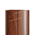 МеталлПрофиль Штакетник металлический ELLIPSE-T 19х126 (Ecosteel-Мореный Дуб-0,5 мм)