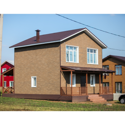 Технониколь HAUBERK NEW Фасадная плитка Кирпич 2 м2 Песчаный