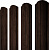 Grand Line Штакетник Полукруглый Slim фигурный  (Print Premium-Antique Wood-0,45 мм)