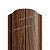 МеталлПрофиль Штакетник металлический ELLIPSE-O 19х126 (Ecosteel Матовый-Мореный Дуб-0,5 мм)