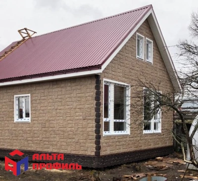 Альта-Профиль Наружный угол Бутовый камень 0,44х0,18м Датский
