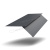 МеталлПрофиль Планка карнизная FASTCLICK 130х80 L=2м (Norman-Ral 7024-0,5 мм)