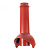 Krovent Pipe-VT Канализационный выход 110/500 Красный (RAL 3009)