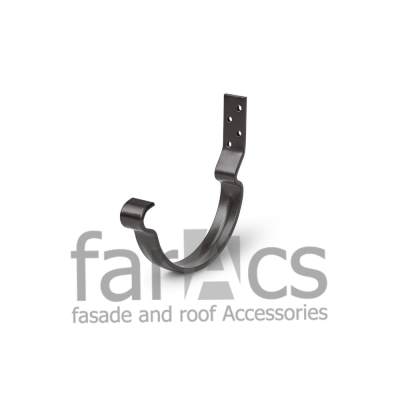 FarAcs СТАЛЬ 125/90 Держатель желоба короткий (Полиэстер-RR 32)