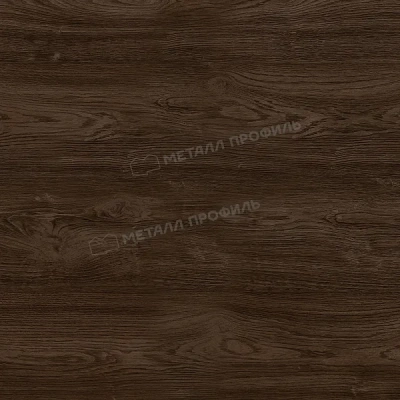 МеталлПрофиль Софит Lбрус-15х240 0,264 с перфорацией (-Ecosteel Матовый-0,5 мм-Мореный Дуб)