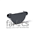 FarAcs ПВХ 152/100 PREMIUM Заглушка желоба универсальная Серый графит