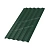 МеталлПрофиль Профилированный лист НС-35x1000 (Norman-Ral 6005-0,5 мм) Тип профиля B