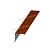 МеталлПрофиль Планка торцевая 95х120 L=2м (Agneta-Copper\Copper-0,5 мм)