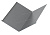 МеталлПрофиль Планка ендовы нижняя 298х298 L=2м (VALORI-Grey-0,5 мм)