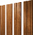 Grand Line Штакетник Twin  (Print Elite-Honey Wood-0,45 мм)
