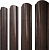 Grand Line Штакетник Полукруглый Slim фигурный  (Print-Double Elite-Antique Wood-0,45 мм)