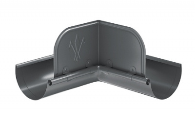 Aquasystem 125/90 Ограничитель перелива угловой L=0,20х0,20м (PU-Ral 7024)