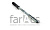 FarAcs ПВХ 125/80 PREMIUM Крепление хомута с дюбелем М8 100 мм Серый графит