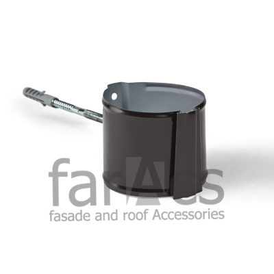 FarAcs СТАЛЬ 125/90 Крепление трубы на кирпич (Полиэстер-RR 32)