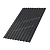 МеталлПрофиль Профилированный лист С-21x1000 (Norman-Ral 7024-0,5 мм) Тип профиля B