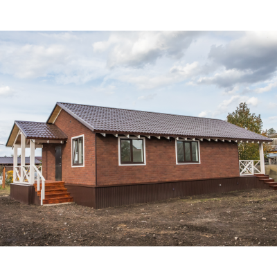 Технониколь HAUBERK NEW Фасадная плитка Кирпич 2 м2 Терракотовый