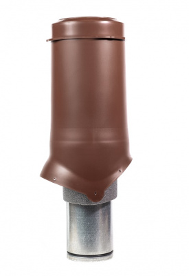Krovent Pipe-VT IS Выход вентиляции 125/изол./500 Коричневый (RAL 8017)