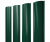 Grand Line Штакетник Полукруглый Slim  (Satin-Ral 6005-0,5 мм)
