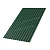 МеталлПрофиль Профилированный лист МП-18x1100 (Norman-Ral 6005-0,5 мм) Тип профиля B