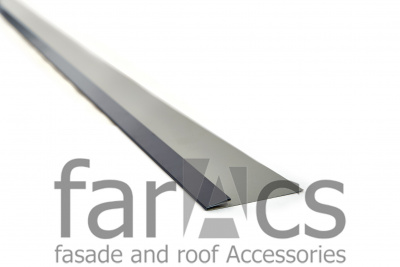 FarAcs Финишная планка L=2м (-Полиэстер с пленкой-0,4 мм-Ral 7024)