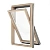 RoofLITE+ Мансардное окно TRIO PINE AAY B1500