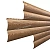 МеталлПрофиль Сайдинг Woodstock-28х330 0,356 (-Ecosteel Текстурированный-0,5 мм-Кедр)