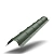 МеталлПрофиль Планка конька круглого R110 L=2м (Viking-Ral 6007-0,45 мм)
