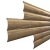 МеталлПрофиль Сайдинг Woodstock-28х330 0,356 (-Ecosteel-0,5 мм-Сосна)
