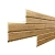 МеталлПрофиль Софит Lбрус-15х240 0,264 с перфорацией (-Ecosteel Текстурированный-0,5 мм-Золотой Дуб)