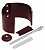 Grand Line 125/90 Кронштейн трубы на кирпич (Granite-Ral 3005)