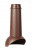 Krovent Pipe-VT Выход вентиляции 110/500 Коричневый (RAL 8017) Krovent Pipe-VT Выход вентиляции 110/500 Коричневый (RAL 8017)