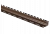 Альта-Профиль Планка J-trim Т-15 L=3м Орех тёмный