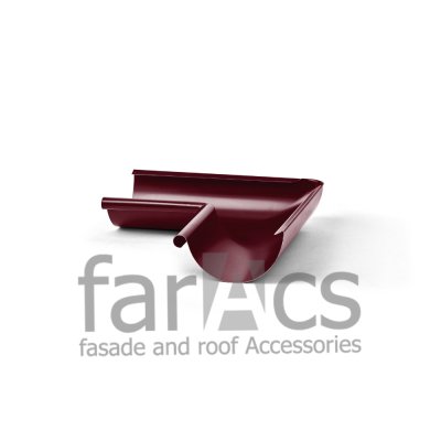 FarAcs СТАЛЬ 125/90 Угол желоба внутренний 90° (Полиэстер-RAL 3005)