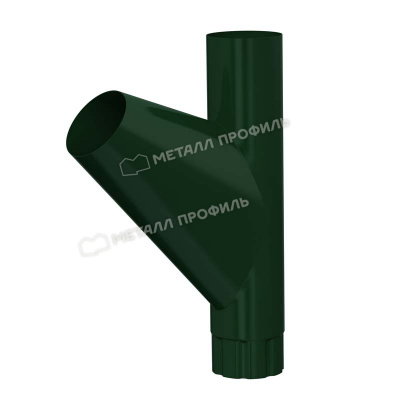 МеталлПрофиль 125-150/100 Тройник трубы D=100мм (Пластизол (ПЛД-02)-Ral 6005)