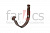 FarAcs СТАЛЬ PREMIUM 125/90 Кронштейн желоба короткий (PLU-Ral 8017 MATT)