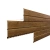 МеталлПрофиль Софит Lбрус-15х240 0,264 с перфорацией (-Ecosteel Матовый-0,5 мм-Мореный Дуб)