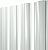 Grand Line Штакетник Полукруглый Slim  (Полиэстер-Ral 9003-0,45 мм)